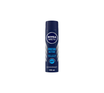 Nivea Men Deodorant, Fresh Active, 48h Long lasting Freshness – 150 ml