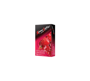 KamaSutra Strawberry Pleasure Flavored Condoms – 10 Count