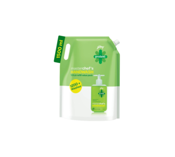 Godrej Protekt Germ Fighter Handwash Refill | Lime & Eucalyptus – Germ Protection – 1.5 L