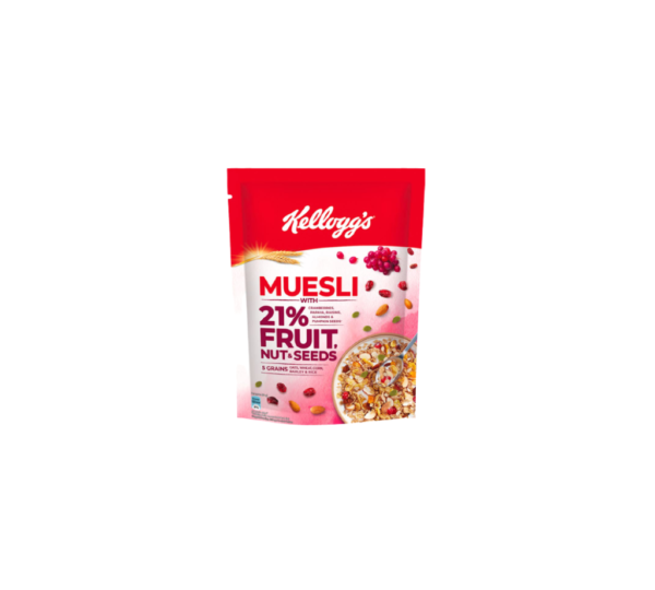 Kellogg's Muesli With 21% Fruit, Nut & Seeds - With Cranberries And Pumpkin Seeds - 500g