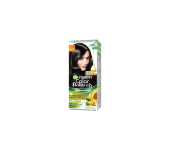 Garnier Color Naturals Crème hair color, Shade 1 Natural Black, 70ml + 60g