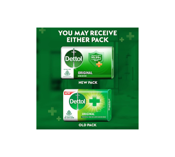 Dettol Original Germ Protection Bathing Soap Bar (Buy 3 Get 1 Free - 75g each) - Image 2