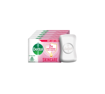 Dettol Skin Care Soap, (Buy 3 Get 1 Free – 75g each)