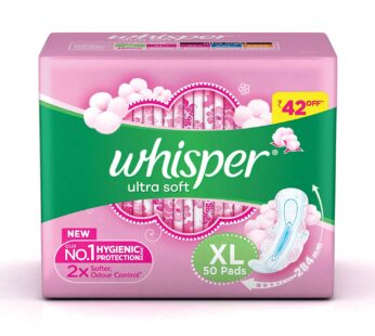 Whisper Ultra Soft XL Sanitary Pads, 50 count (Pack of 1)