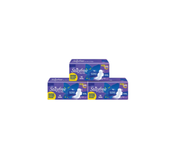 Stayfree Dry Max All Night X-Large Dry Cover Sanitary Pads For Women Combo Offer, 3 X 42S (Pack of 126 Pads)
