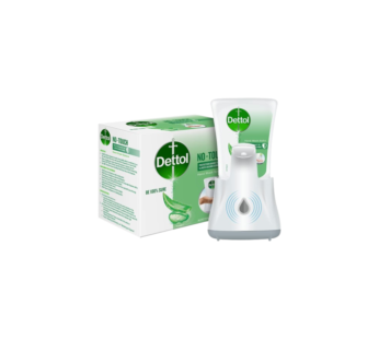 Dettol Handwash No-Touch Automatic Soap Dispenser Device with Aloe Vera Refill – 250ml | Aloe Vera & Moisturizer