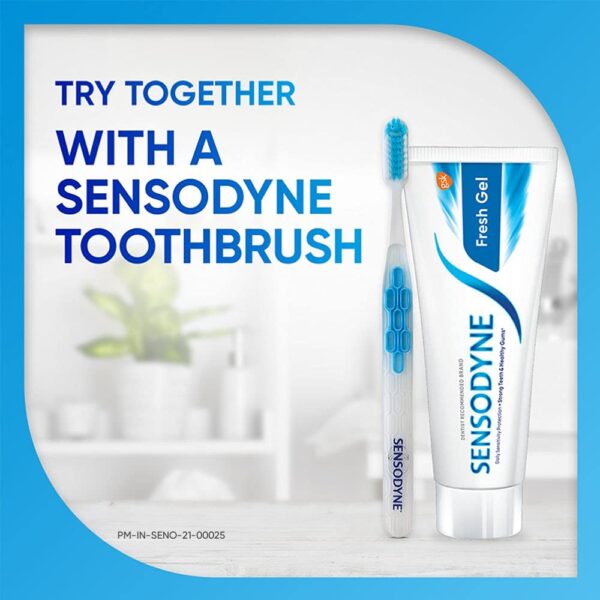 Sensodyne Toothpaste: Fresh Gel Sensitivity Relief Toothpaste-150 gm - Image 3