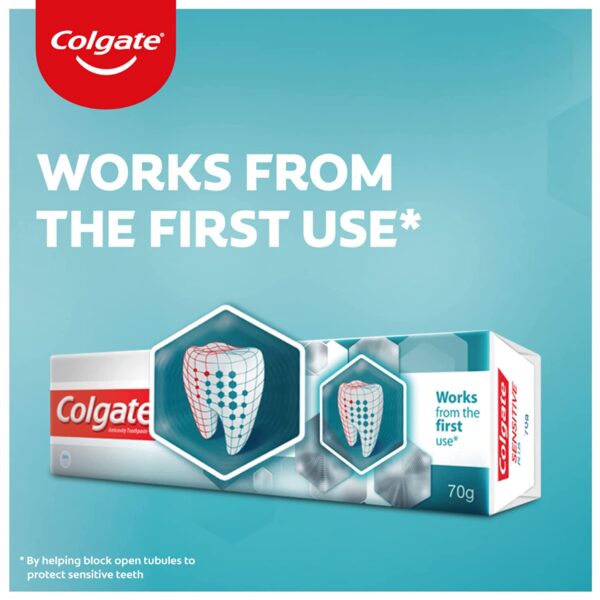 Colgate Sensitive Plus Sensitivity Relief Toothpaste for sensitive teeth, 210g (Buy 2, Get 1 Free) - Image 2