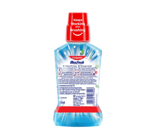 Colgate Plax Pepper Mint Mouthwash - 500 ml - Image 2