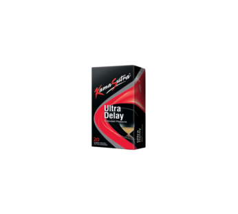 KamaSutra UltraDelay Condoms for Men – 20 Count (Pack of 2)