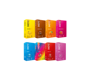 Skore New Adventure Pack Condoms – 10 Pieces, Pack of 8