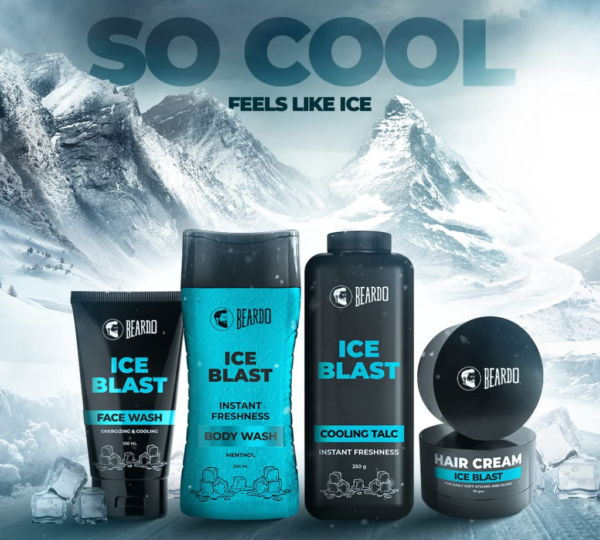 Beardo Ice Blast Body Wash for Men - Menthol cooling bodywash for men - 200 ml - Image 2