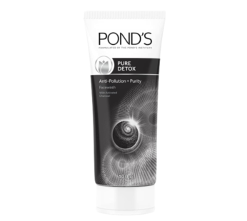 POND’S Pure Detox Face Wash – Daily Exfoliating & Brightening Cleanser- 100 gm