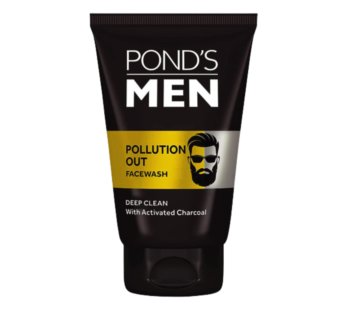 Pond’s Men Pollution Out Activated Charcoal Deep Clean Facewash – 100 g