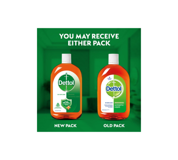 Dettol Antiseptic Liquid for First Aid - Surface Disinfection and Personal Hygiene - 1000ml - Image 3