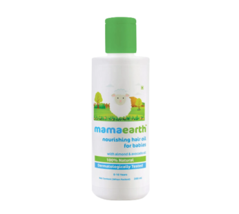 Mamaearth Nourishing Baby Hair Oil, with Almond & Avocado Oil – 200 ml