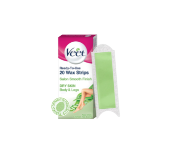 Veet Instant Waxing Kit for Dry Skin-(20 strips)-for women