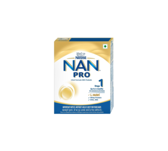 Nestle NAN PRO 1 Infant Formula with Probiotic (Up to 6 months), Stage 1- 400g Bag-In-Box Pack