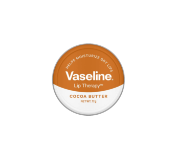 Vaseline Lip Tin Cocoa Butter Infused with Cocoa Butter Extract – 17gm