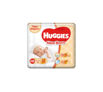 Huggies New Born-(0-5)kg-22 Diapers