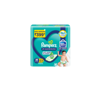 Pampers All round Protection Pants, Medium Size Baby Diapers-23 Count
